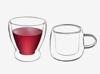 Чашки, стаканы с двойным дном оптом